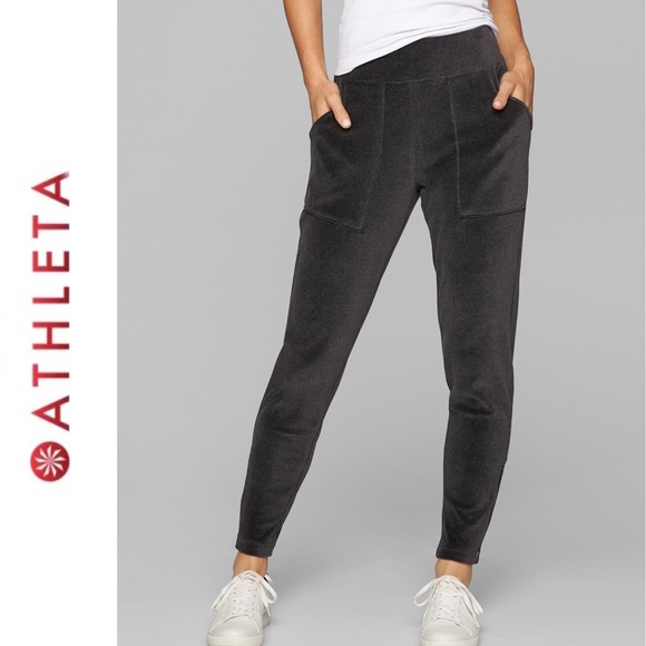 Athleta Pants - ATHLETA | Velour Velluxe Jogger Size XS